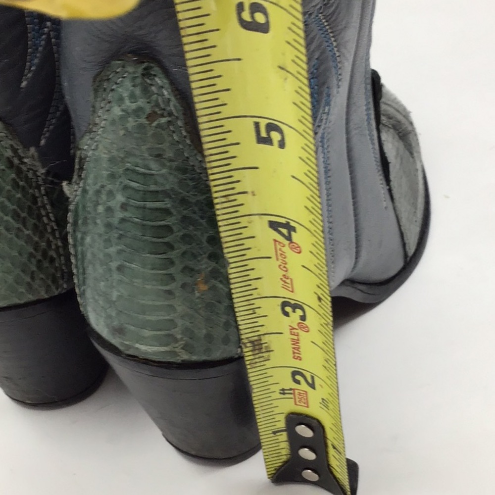 Vintage Acme Snakeskin sz 5 1/2 B Leather Boot - Picture 9 of 12